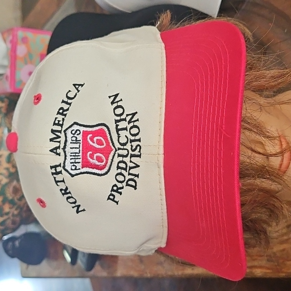 Vintage YoungAn Hat Phillips 66 North America Production Division Hat Snapback
